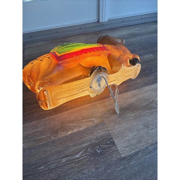 Vintage General Foam Camel Blow Mold Christmas Nativity 28" with Light - Picture 7 of 9